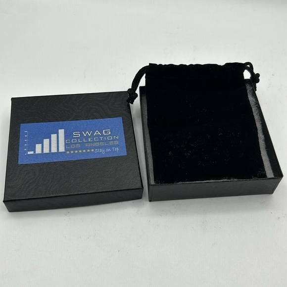 Swag Collection 18K Silver Cuban Link Necklace New in Box! - Picture 6 of 8